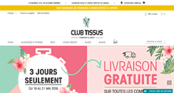 Desktop Screenshot of clubtissus.com